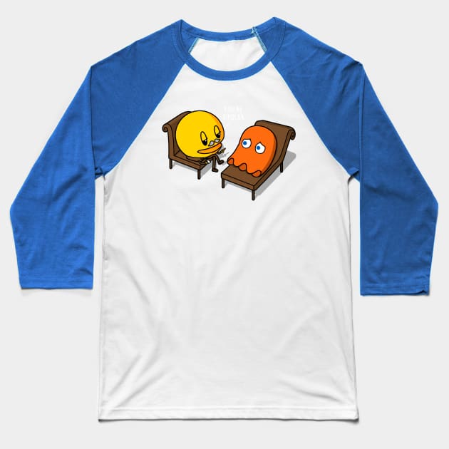 Psych-Man! Baseball T-Shirt by Raffiti